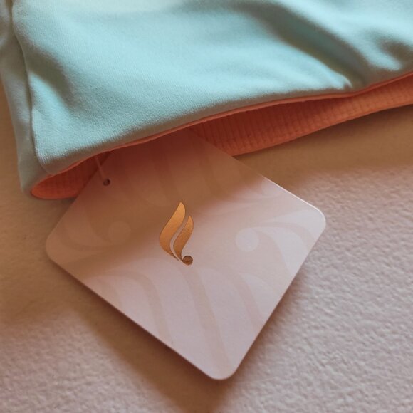 Asymmetrical Double Strap Ombre Midi Bra Size 1X - Picture 5 of 9